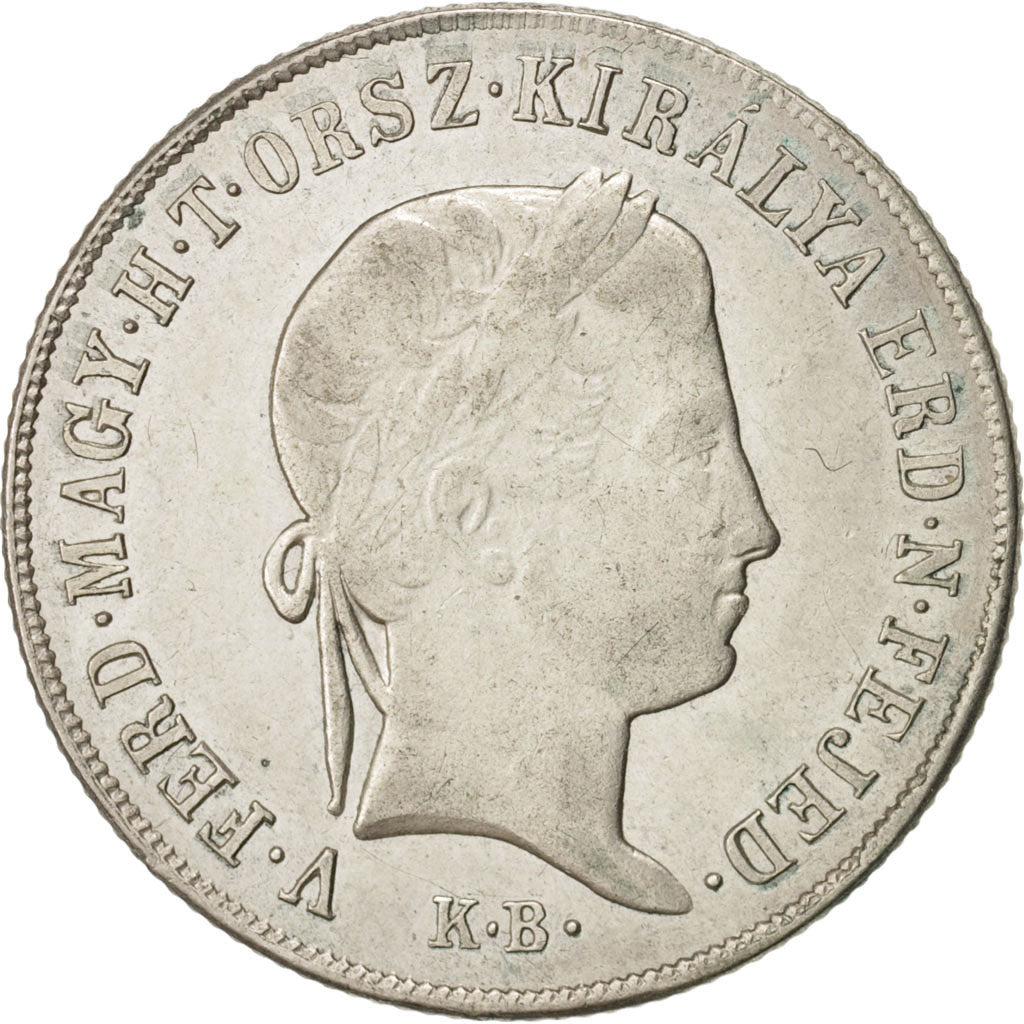 Münze, Ungarn, Ferdinand V, 20 Krajczar, 1848, Kormoczbanya, VZ, Silber, KM:432