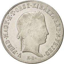 Monnaie, Hongrie, Ferdinand V, 20 Krajczar, 1848, Kormoczbanya, SUP, Argent