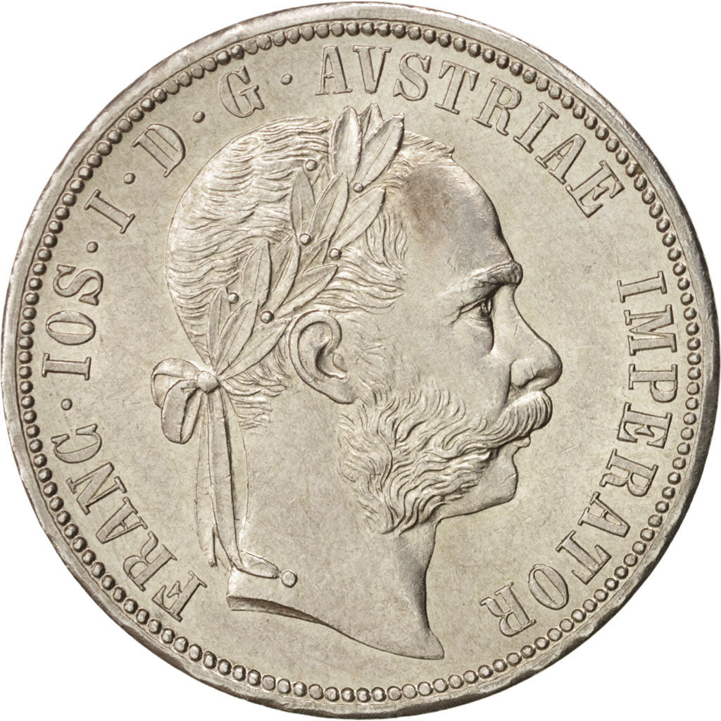 Coin, Austria, Franz Joseph I, Florin, 1878, MS(64), Silver, KM:2222