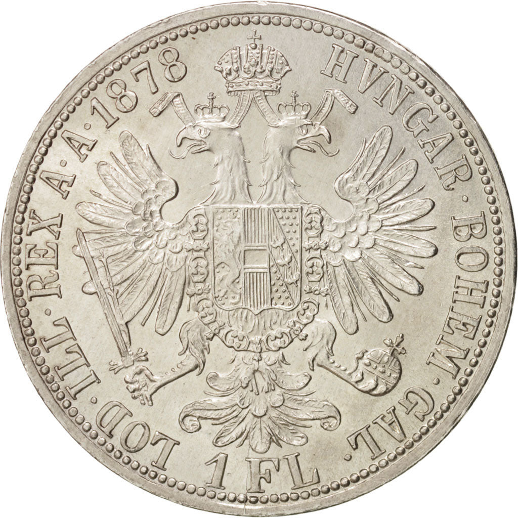Coin, Austria, Franz Joseph I, Florin, 1878, MS(64), Silver, KM:2222