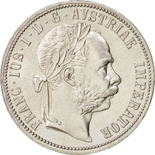 Coin, Austria, Franz Joseph I, Florin, 1884, MS(64), Silver, KM:2222