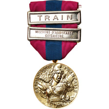 France, Défense Nationale, Train, Missions d'Assistance Extérieure, Médaille
