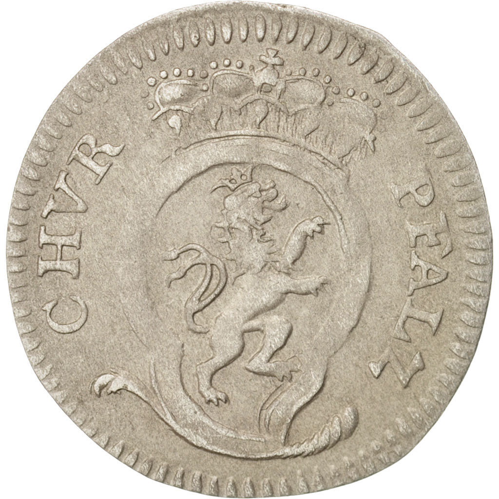 Munten, Duitse staten, PFALZ-ELECTORAL PFALZ, Karl Theodor, 2 Kreuzer, 1747, ZF