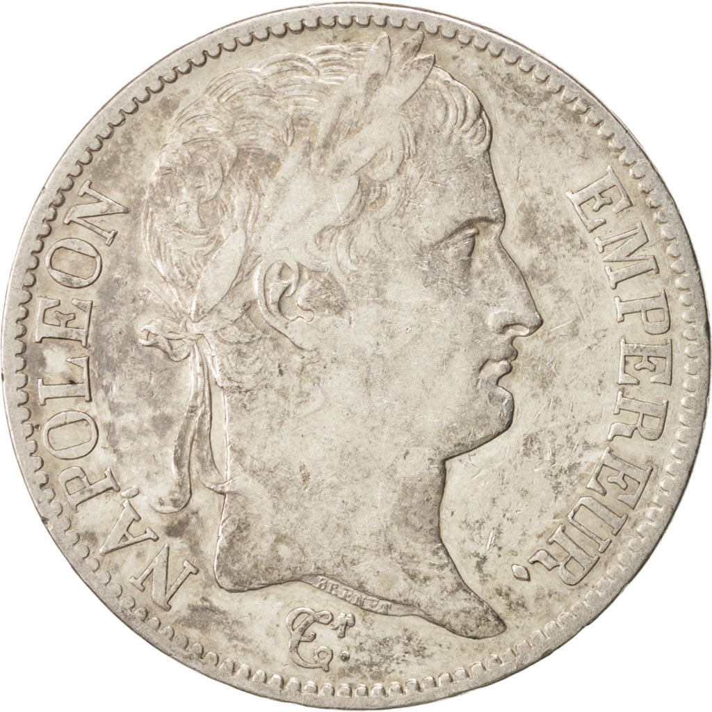 Francia, Napoléon I, 5 Francs, 1810, Paris, MB+, Argento, KM:694.1, Gadoury:584