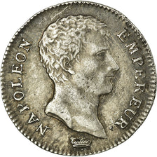 Moneta, Francia, Napoléon I, Franc, 1805, Paris, BB+, Argento, KM:656.1