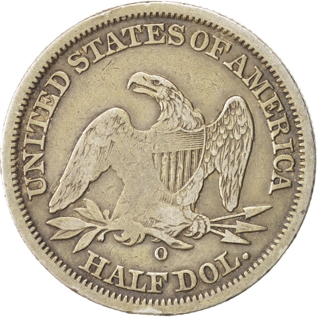 United States, Seated Liberty Half Dollar, 1843, New Orleans, VF(20-25), Silver