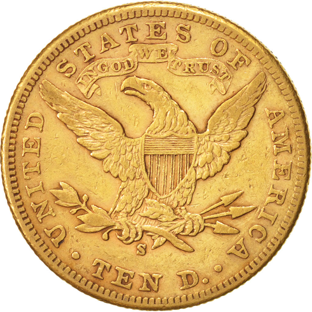 United States, Coronet Head, $10, 1906, San Francisco, EF(40-45), KM:102