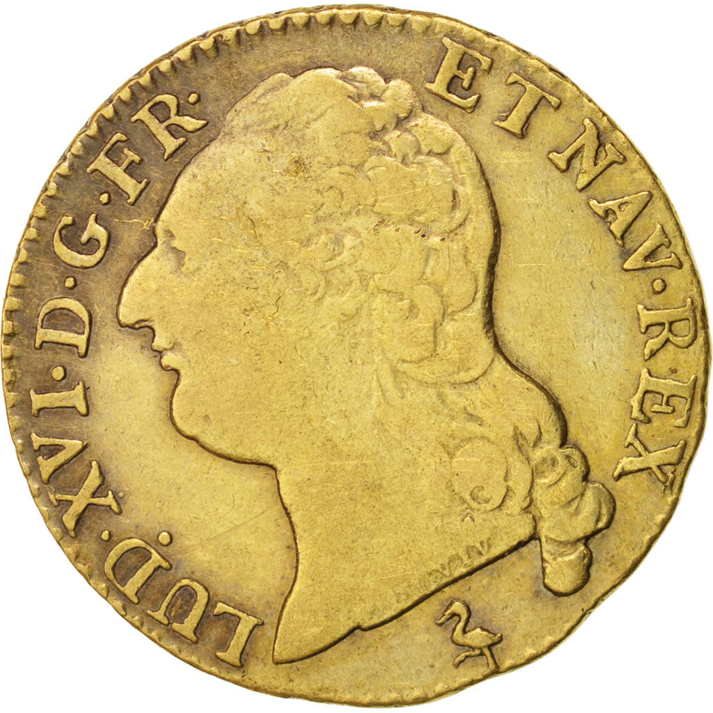 Francia, Louis XVI, Louis d'or à la tête nue, Louis d'Or, 1786, Paris, MB+,...