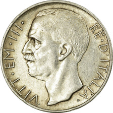 Coin, Italy, Vittorio Emanuele III, 10 Lire, 1929, Rome, EF(40-45), Silver