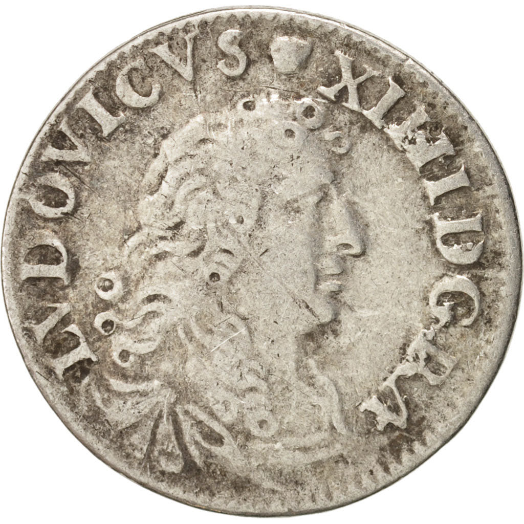Frankreich, Louis XIV, 4 Sols dits « des Traitants », 1676, Lyon, EF(40-45)