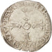 France, Henri IV, 1/4 Ecu, 1608, Bordeaux, EF(40-45), Silver, Sombart:4686