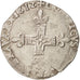 France, Louis XIII, 1/4 Écu, 1612, Bayonne, EF(40-45), Silver, Gadoury:27