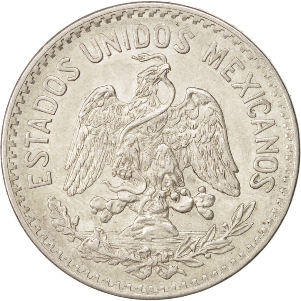 Messico, 50 Centavos, 1913, Mexico City, SPL, Argento, KM:445