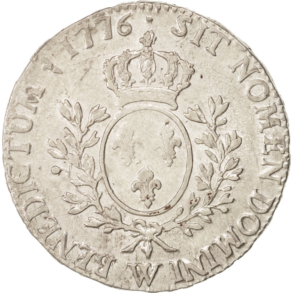 Coin, France, Louis XVI, Écu aux branches d'olivier, Ecu, 1776, Lille