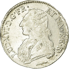 France, Louis XVI, Écu de Béarn aux branches d'olivier, 1786, Pau, Silver