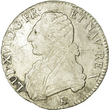 Moneda, Francia, Louis XVI, Écu aux branches d'olivier, Ecu, 1782, Nantes, MBC