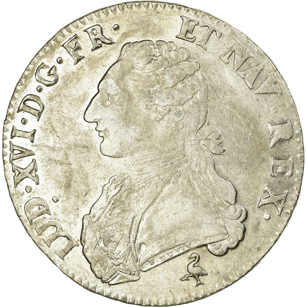 Coin, France, Louis XVI, Écu aux branches d'olivier, Ecu, 1784, Paris