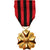 Bélgica, Mérite Civique, medalla, Sin circulación, Bronce dorado, 35