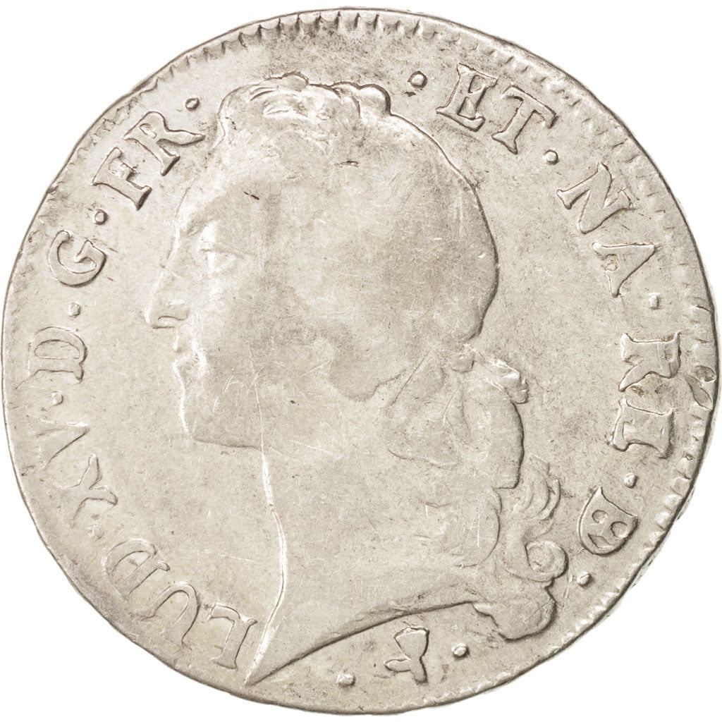 Münze, Frankreich, Louis XV, Écu de Béarn au bandeau, Ecu, 1767, Pau, S+