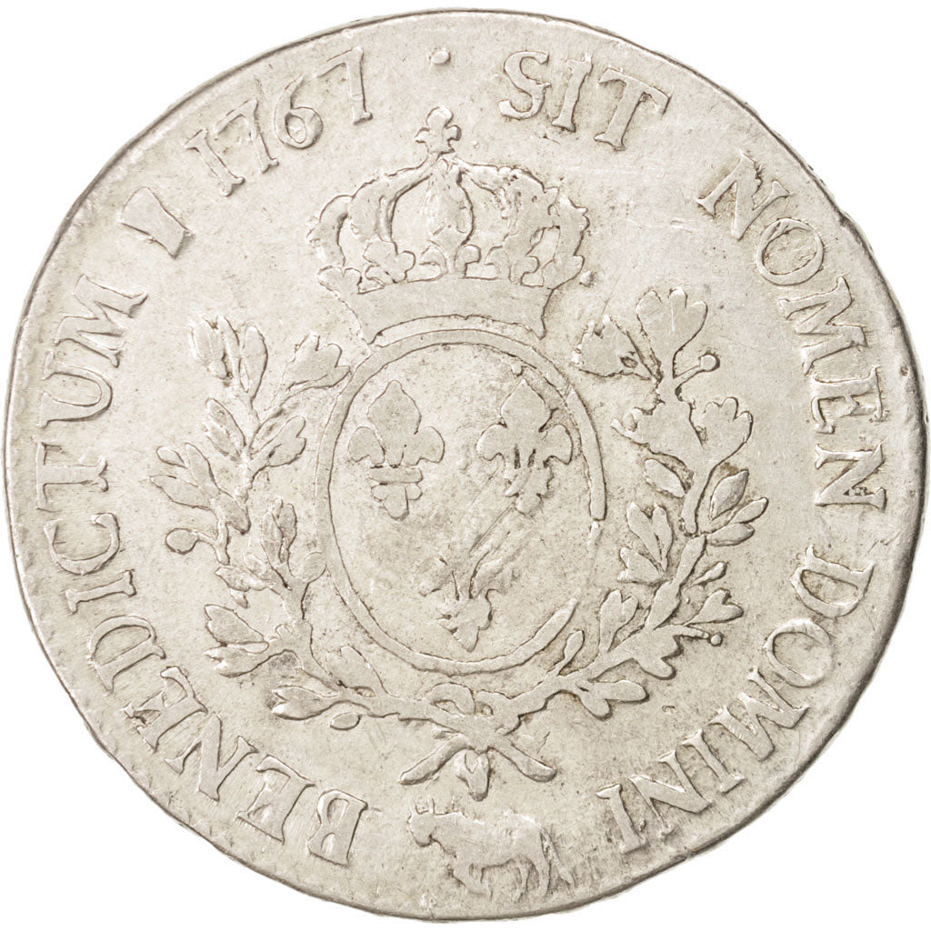 Münze, Frankreich, Louis XV, Écu de Béarn au bandeau, Ecu, 1767, Pau, S+