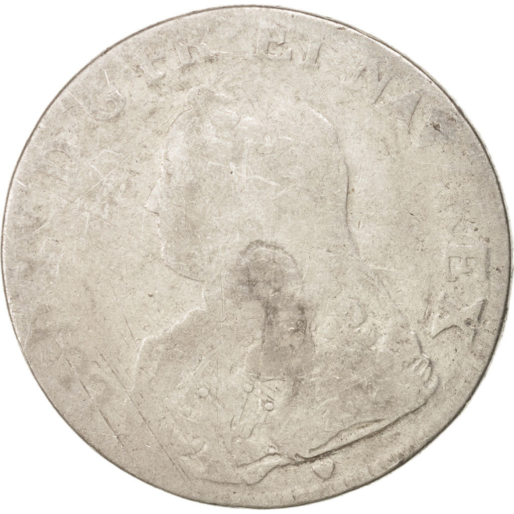 France, Louis XV, Écu aux branches d'olivier, 1730, Strasbourg, VG(8-10)