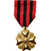 Belgio, Mérite Civique, medaglia, Fuori circolazione, Bronzo dorato, 35