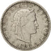 Switzerland, 20 Rappen, 1893, Bern, VF(30-35), Nickel, KM:29
