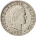 Switzerland, 20 Rappen, 1926, Bern, AU(55-58), Nickel, KM:29
