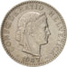 Switzerland, 20 Rappen, 1947, Bern, AU(55-58), Copper-nickel, KM:29a