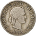 Switzerland, 10 Rappen, 1883, Bern, VF(20-25), Copper-nickel, KM:27