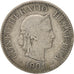 Switzerland, 10 Rappen, 1901, Bern, VF(20-25), Copper-nickel, KM:27