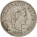 Switzerland, 10 Rappen, 1909, Bern, EF(40-45), Copper-nickel, KM:27