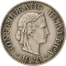 Switzerland, 10 Rappen, 1925, Bern, EF(40-45), Copper-nickel, KM:27