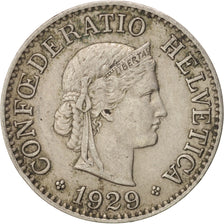 Switzerland, 10 Rappen, 1929, Bern, AU(50-53), Copper-nickel, KM:27