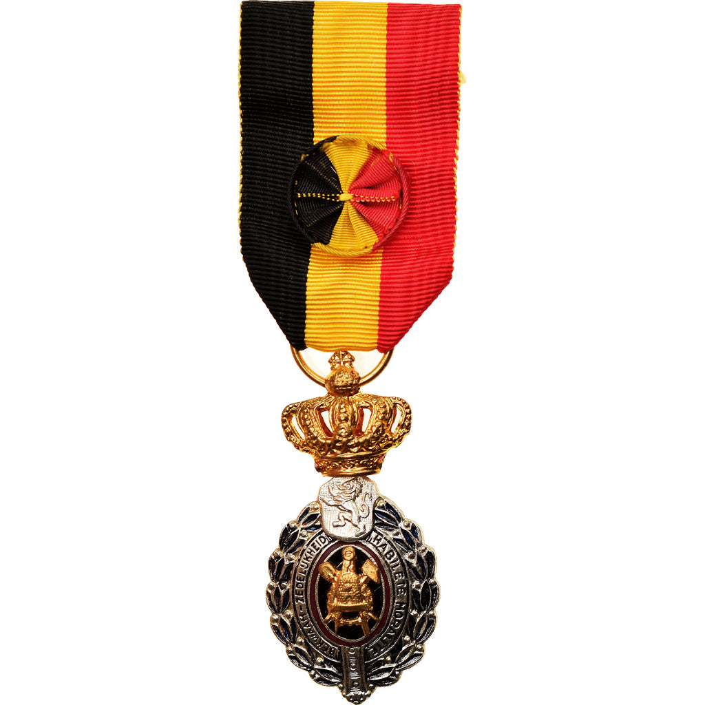 Belgium, Médaille du Travail 1ère Classe avec Rosace, Medal, Uncirculated