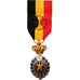 Belgien, Médaille du Travail 1ère Classe avec Rosace, Medaille, Uncirculated