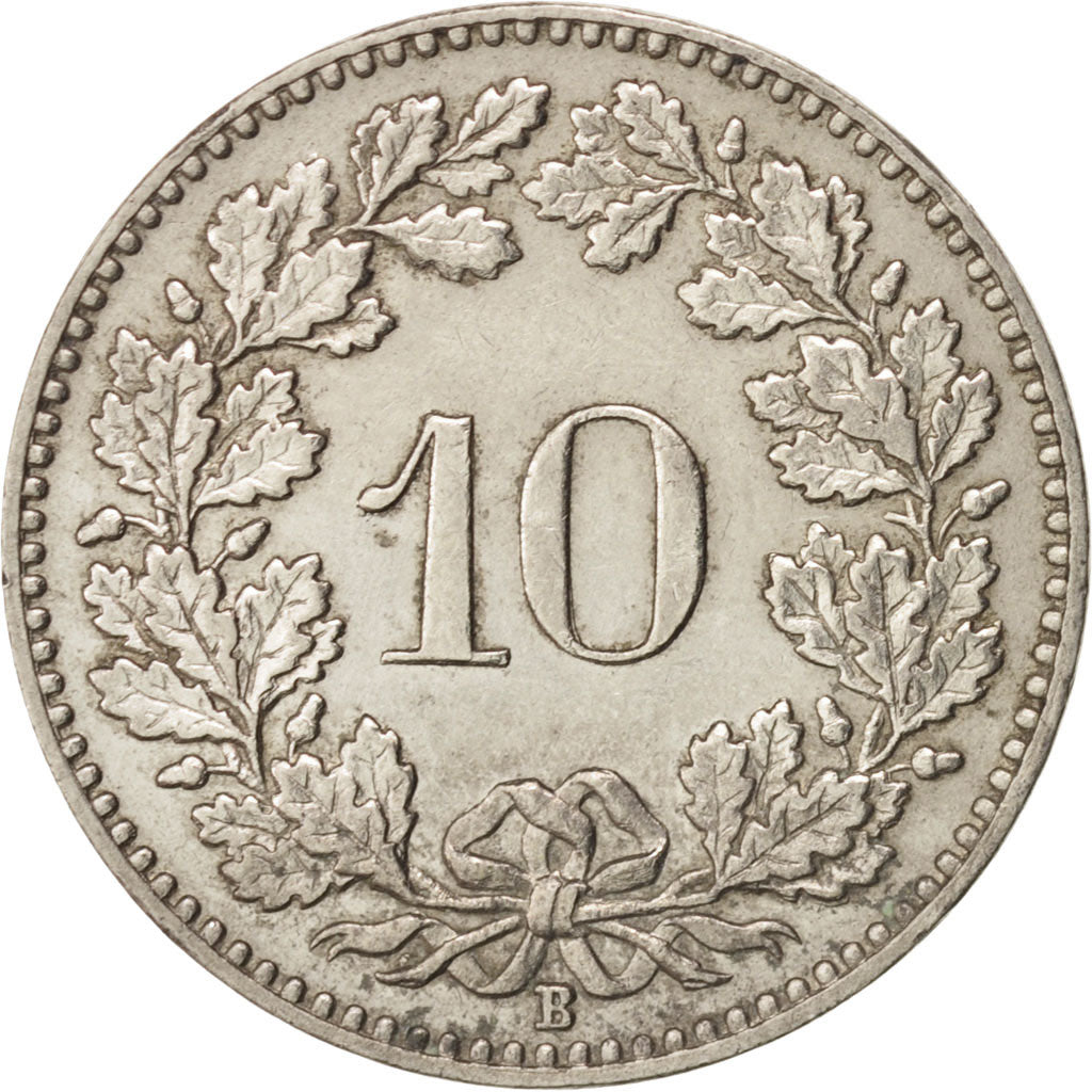 Switzerland, 10 Rappen, 1938, Bern, MS(60-62), Nickel, KM:27b