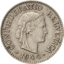 Switzerland, 10 Rappen, 1944, Bern, AU(55-58), Copper-nickel, KM:27