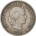 Coin, Switzerland, 5 Rappen, 1880, Bern, VF(20-25), Copper-nickel, KM:26