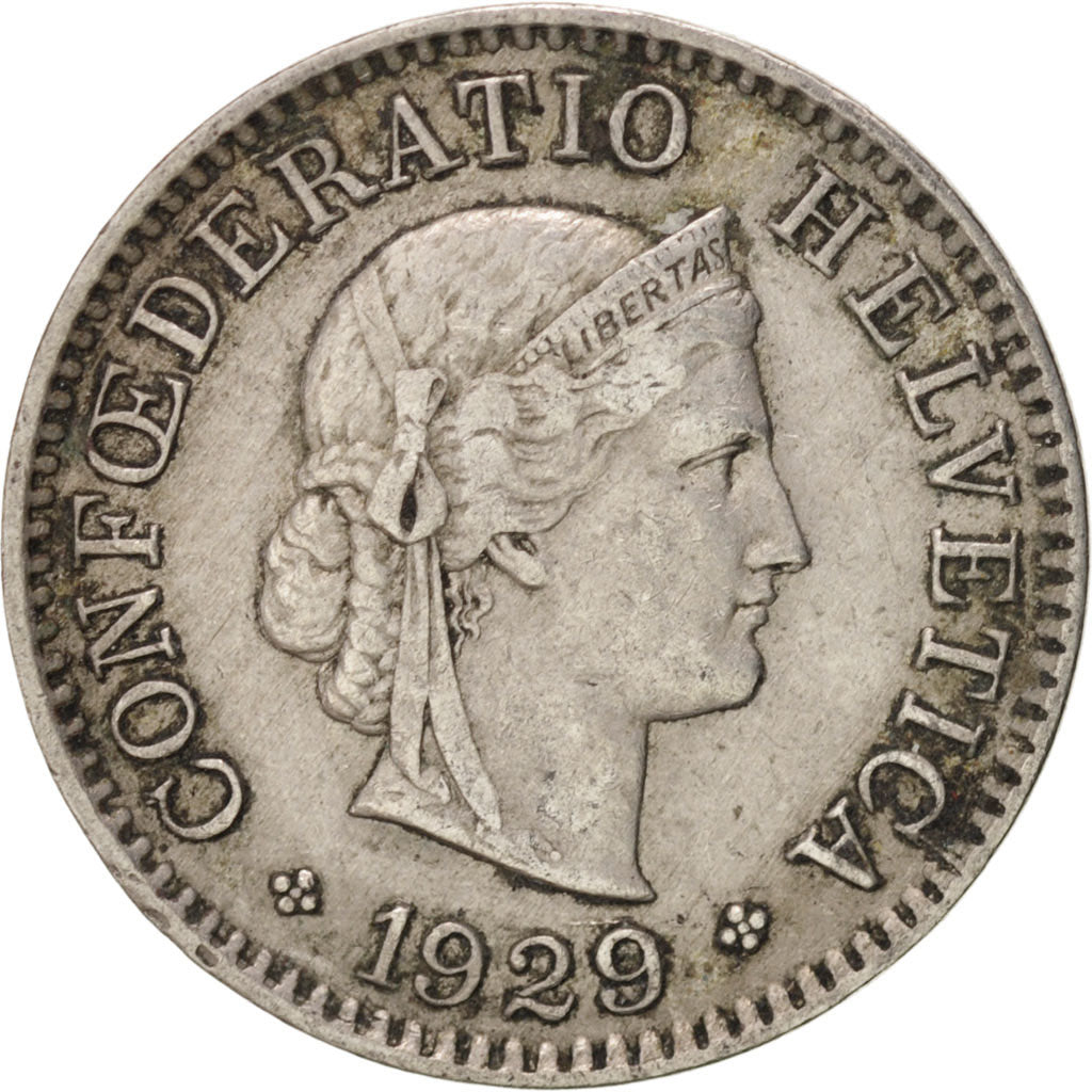 Monnaie, Suisse, 5 Rappen, 1929, Bern, TTB+, Copper-nickel, KM:26