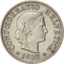 Switzerland, 5 Rappen, 1932, Bern, MS(60-62), Nickel, KM:26b