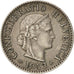 Switzerland, 5 Rappen, 1943, Bern, AU(50-53), Copper-nickel, KM:26