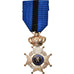 Belgia, Ordre de Léopold II, Medal, Undated, Stan menniczy, Srebro, 42