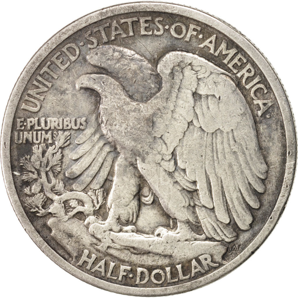 United States, Walking Liberty Half Dollar, 1935, Philadelphia, VF(30-35),KM:142