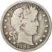 Coin, United States, Barber Quarter, Quarter, 1898, U.S. Mint, Philadelphia