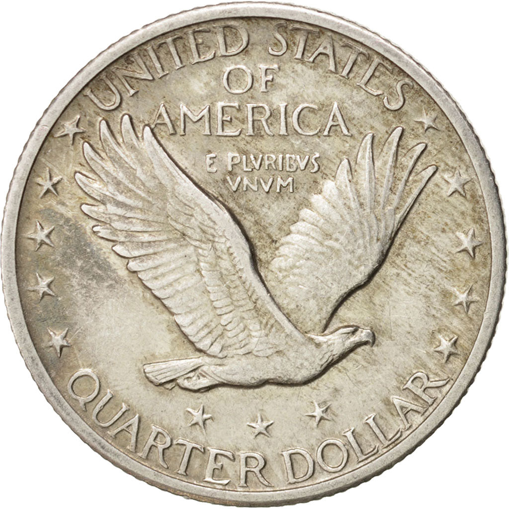 United States, Standing Liberty Quarter, 1918, Philadelphia, AU(50-53), KM:145