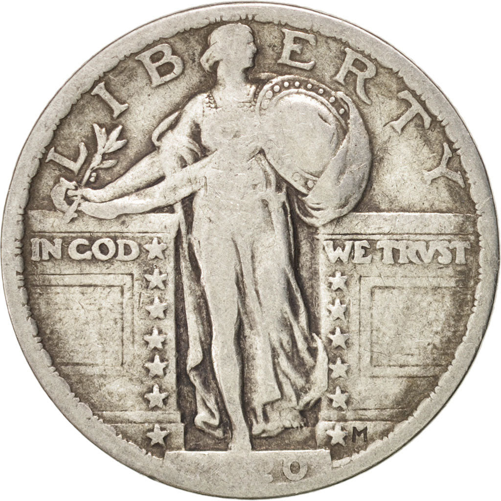 Vereinigte Staaten, Standing Liberty Quarter, 1920, Philadelphia, VF(30-35)