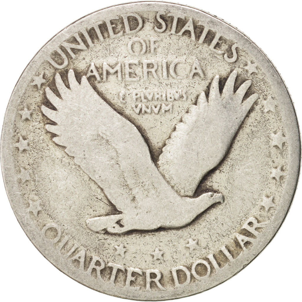 United States, Standing Liberty Quarter, 1925, Philadelphia, VF(20-25), KM:145