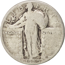 United States, Standing Liberty Quarter, 1929, Philadelphia, VF(20-25), KM:145