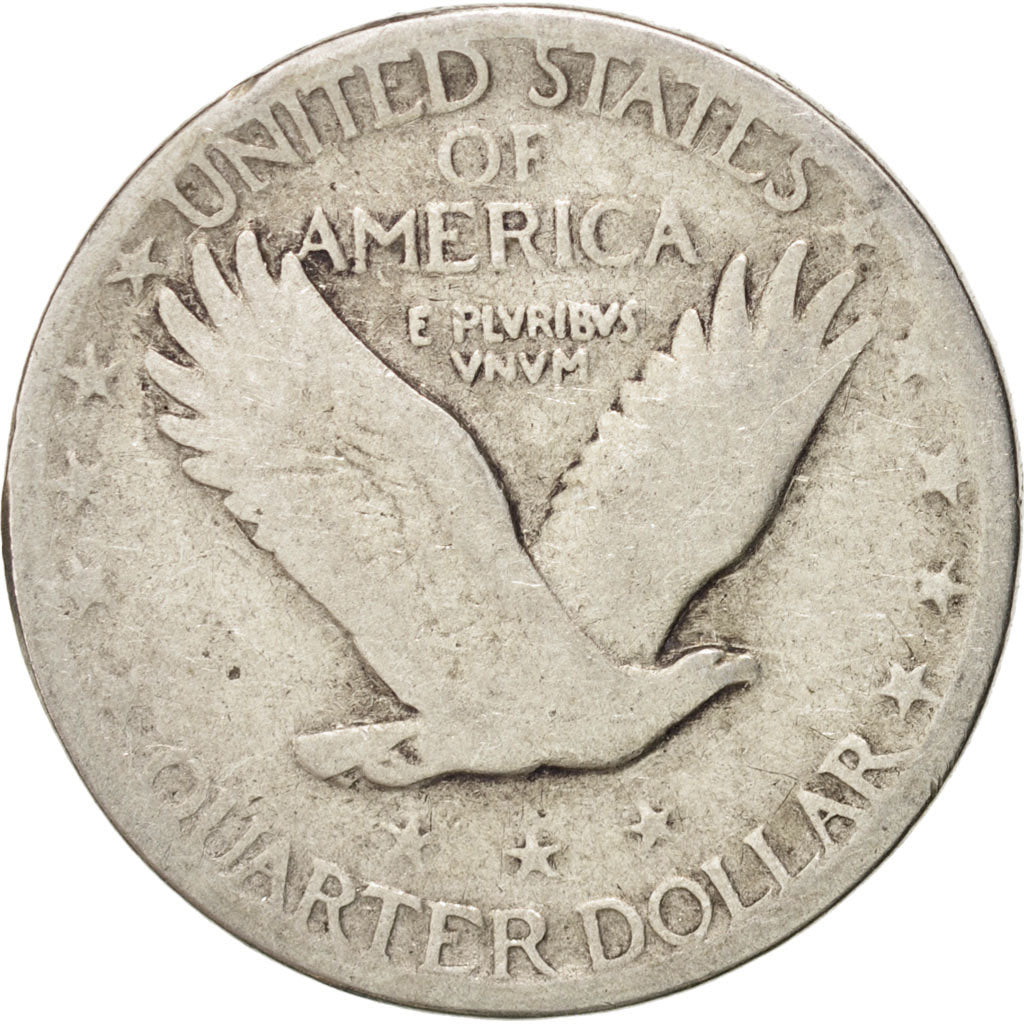 United States, Standing Liberty Quarter, 1929, Philadelphia, VF(20-25), KM:145